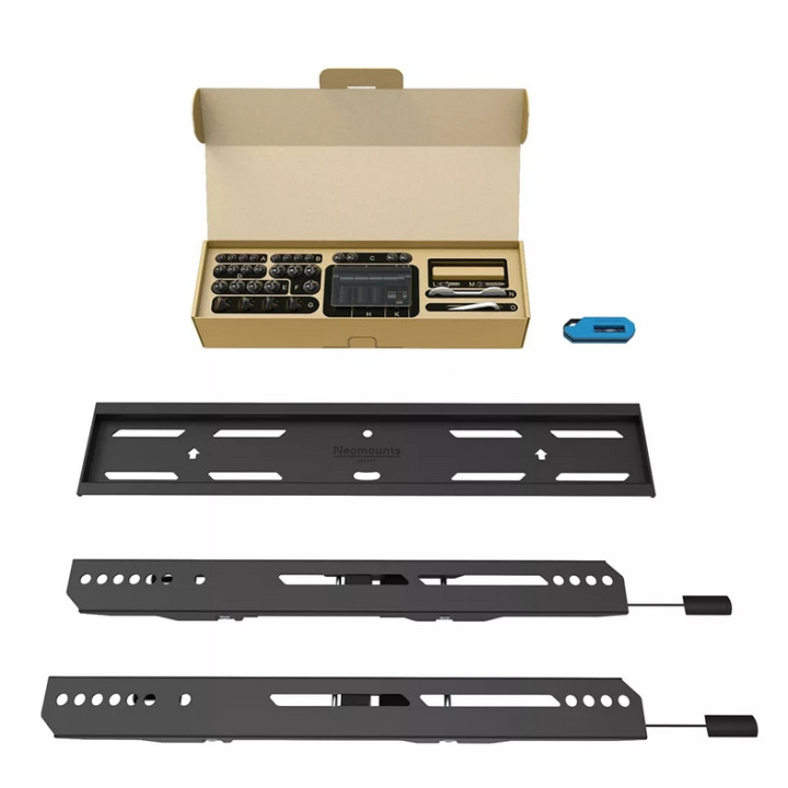 Стойка за монитор/телевизор Neomounts Level-850, 40-75", фиксирана, VESA 400x400, 50kg - WL30S-850BL14 - 11