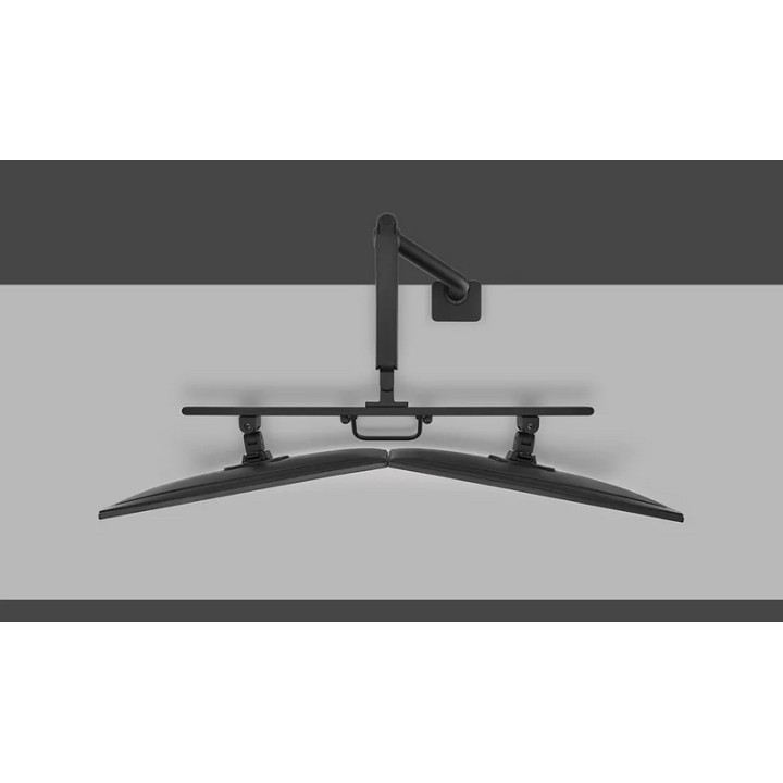 Стойка за монитор Neomounts DS75S-950BL2, двойна, 17"-32", VESA 100x100, газов амортисьор - 5