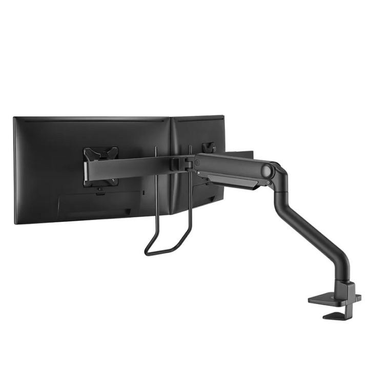 Стойка за монитор Neomounts DS75S-950BL2, двойна, 17"-32", VESA 100x100, газов амортисьор - 12