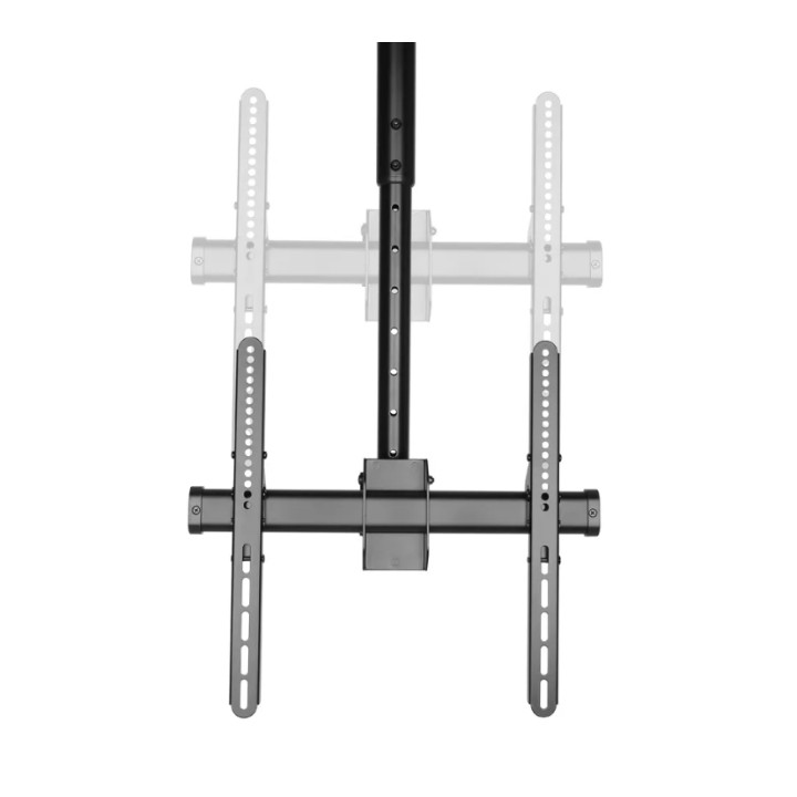 Таванна стойка Neomounts Select NM-C440BLACK, 32-60", VESA 400x400, до 50kg, наклон/въртене - NM-C440BLACK - 4