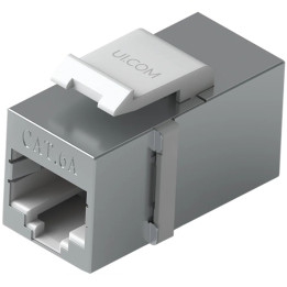Keystone адаптер Ubiquiti UniFi UACC-Keystone-Coupler-C6A, Cat6A, pass-through, 12 бр. в пакет - UACC-KEYSTONE-COUPLER-C6A - 1