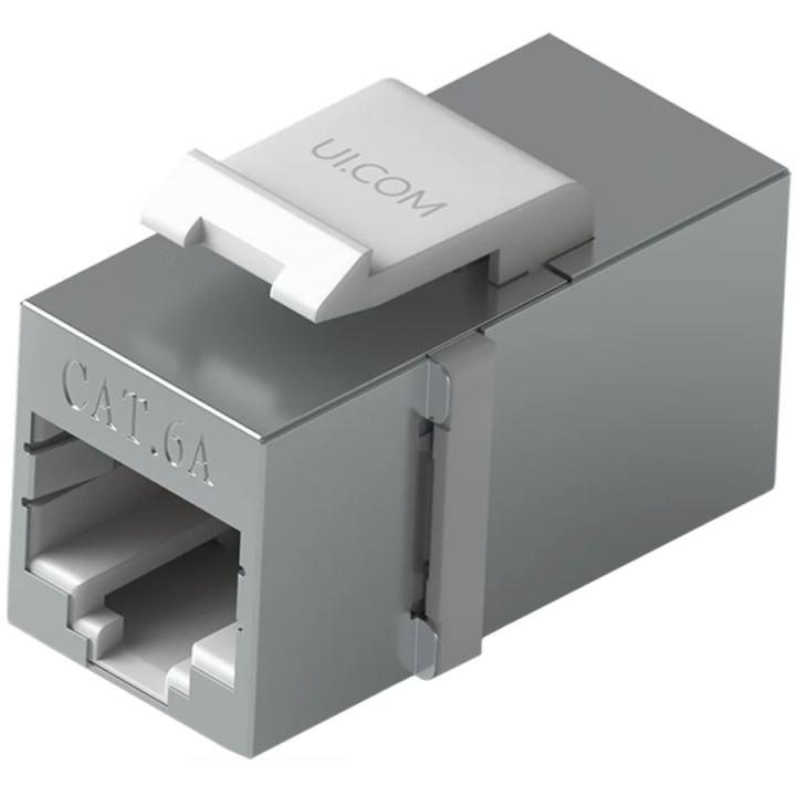 Keystone адаптер Ubiquiti UniFi UACC-Keystone-Coupler-C6A, Cat6A, pass-through, 12 бр. в пакет - UACC-KEYSTONE-COUPLER-C6A - 1
