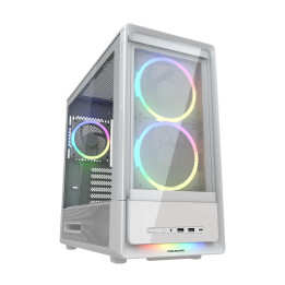 Кутия за компютър COUGAR GAMING DUOAIR RGB, Mid Tower, бяла - CGR-27A80W-RGB - 1