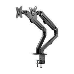 Стойка за монитор Neomounts FPMA-D650DBLACK, за 2 екрана 17"-27", VESA 75x75-100x100, до 7kg - FPMA-D650DBLACK - 1