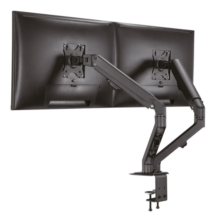 Стойка за монитор Neomounts FPMA-D650DBLACK, за 2 екрана 17"-27", VESA 75x75-100x100, до 7kg - FPMA-D650DBLACK - 4
