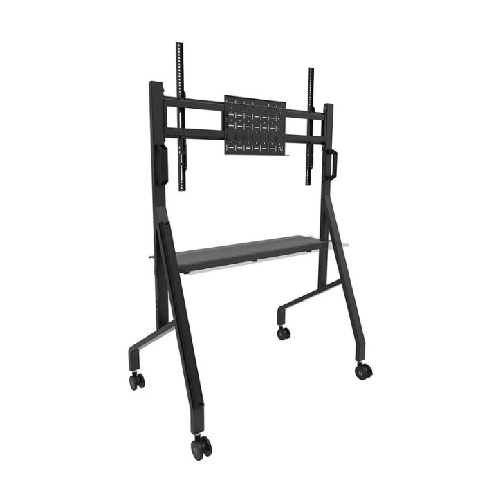 Стойка за монитор Neomounts Move Go Mobile Floor Stand FL50-525BL1, 55"-86", VESA 900x600, регулируема височина 106-136 cm, до 7