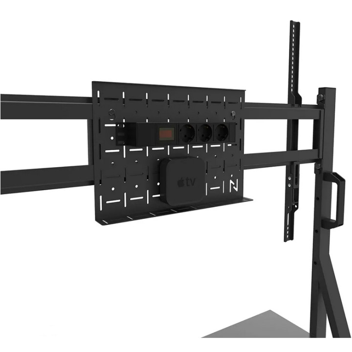 Стойка за монитор Neomounts Move Go Mobile Floor Stand FL50-525BL1, 55"-86", VESA 900x600, регулируема височина 106-136 cm, до 7
