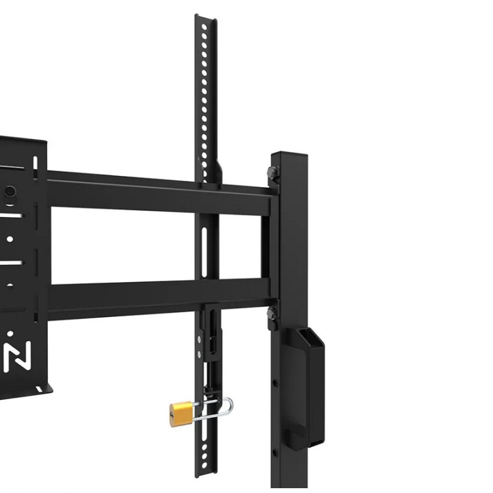 Стойка за монитор Neomounts Move Go Mobile Floor Stand FL50-525BL1, 55"-86", VESA 900x600, регулируема височина 106-136 cm, до 7
