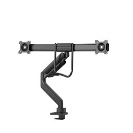 Стойка за монитор Neomounts DS75-450BL2, за 2 екрана 17"-32", VESA 75x75-100x100, Gas spring, Black - DS75-450BL2 - 1