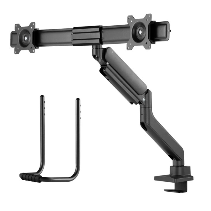 Стойка за монитор Neomounts DS75-450BL2, за 2 екрана 17"-32", VESA 75x75-100x100, Gas spring, Black - DS75-450BL2 - 7