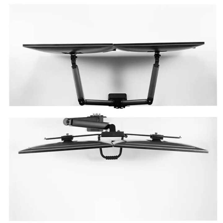 Стойка за монитор Neomounts DS75-450BL2, за 2 екрана 17"-32", VESA 75x75-100x100, Gas spring, Black - DS75-450BL2 - 8
