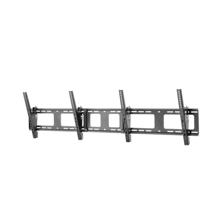 Стойка за monitors Neomounts NS-WMB200BLACK, 2 екрана 40-52", VESA 200x200-600x400, регулируема височина 48cm, черна - NS-WMB200