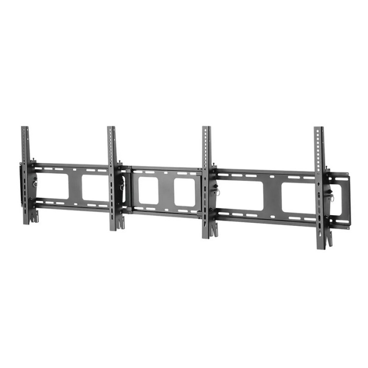 Стойка за monitors Neomounts NS-WMB200BLACK, 2 екрана 40-52", VESA 200x200-600x400, регулируема височина 48cm, черна - NS-WMB200