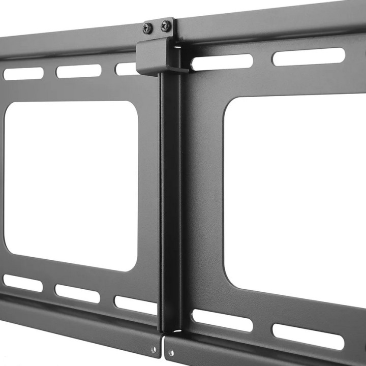 Стойка за monitors Neomounts NS-WMB200BLACK, 2 екрана 40-52", VESA 200x200-600x400, регулируема височина 48cm, черна - NS-WMB200