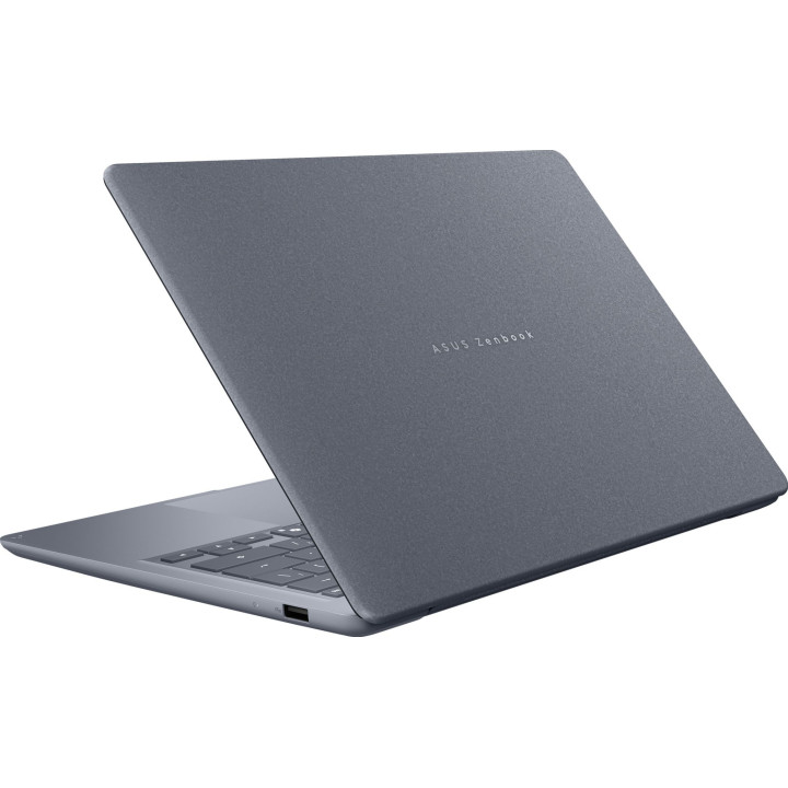 Лаптоп ASUS Zenbook 14 UX3480QA-U1102WNA, 14" WUXGA OLED, Snapdragon X X1 26-100, 16GB LPDDR5X, 256GB SSD, Windows 11 Home - 90N
