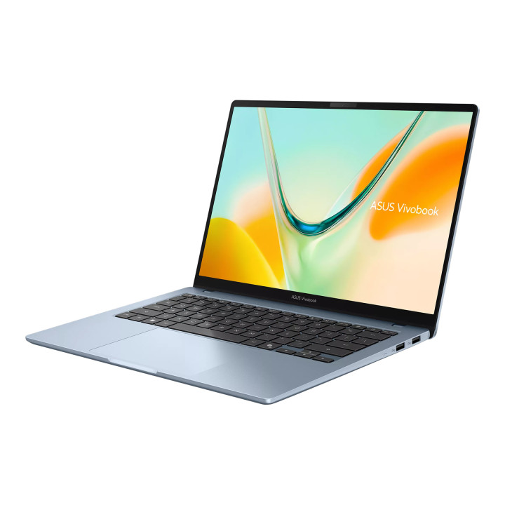 Лаптоп ASUS Vivobook S14 S5408QA-TM274W, 14" WUXGA IPS, Snapdragon X1 26-101, 8GB LPDDR5X, 256GB SSD, Windows 11 Home - 90NB19B1