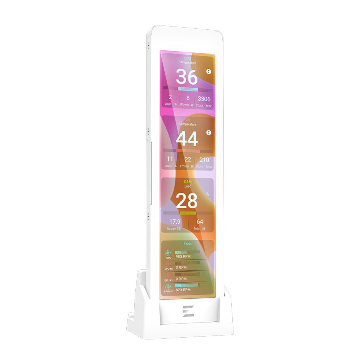 9.16" IPS дисплей за системен мониторинг Zalman ZM-MF916, 1920×462 60Hz, USB 9-Pin - ZM-MF916 WHITE - 5