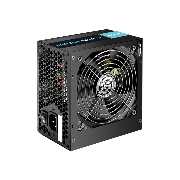 Захранване Zalman Wattbit II, 500W, 83% ефективност, Active PFC, 120mm вентилатор - ZM500-XEII - 1