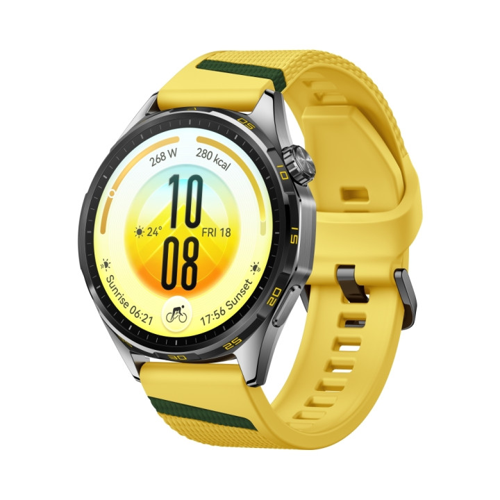 Смарт часовник Huawei Watch GT 7, 1.47" AMOLED 466x466, HarmonyOS 6.1, Bluetooth 6.0, 867mAh, IP69, Gray/Yellow - 6942711308614 
