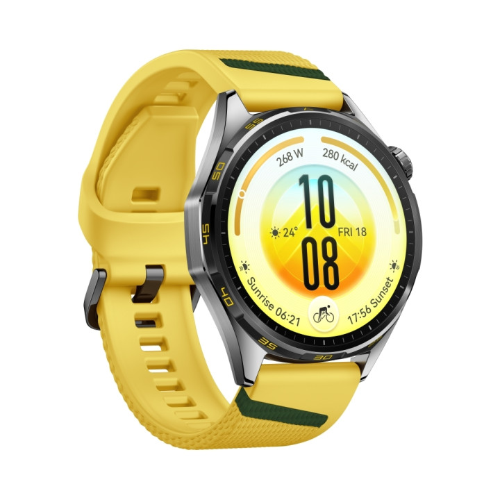 Смарт часовник Huawei Watch GT 7, 1.47" AMOLED 466x466, HarmonyOS 6.1, Bluetooth 6.0, 867mAh, IP69, Gray/Yellow - 6942711308614 