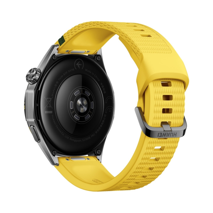 Смарт часовник Huawei Watch GT 7, 1.47" AMOLED 466x466, HarmonyOS 6.1, Bluetooth 6.0, 867mAh, IP69, Gray/Yellow - 6942711308614 