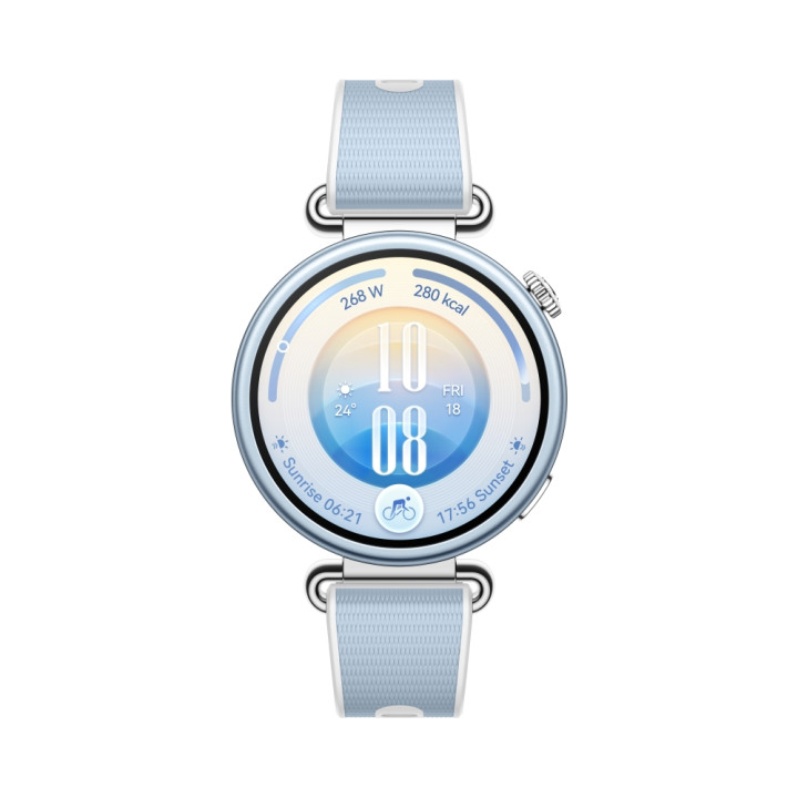 Смарт часовник Huawei Watch GT 7, 1.32" AMOLED 466x466, HarmonyOS 6.1, Bluetooth 6.0, 540mAh, IP69, Blue/White - 6942711308706 -