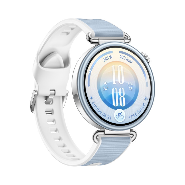 Смарт часовник Huawei Watch GT 7, 1.32" AMOLED 466x466, HarmonyOS 6.1, Bluetooth 6.0, 540mAh, IP69, Blue/White - 6942711308706 -