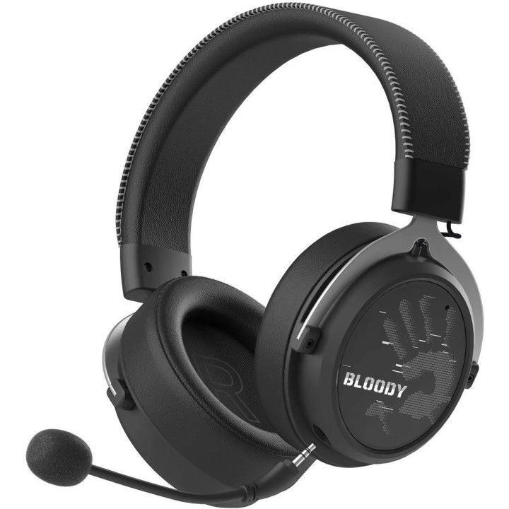 Безжични геймърски слушалки Bloody MR-590, Bluetooth/2.4GHz/3.5mm, 50mm драйвери, микрофон - MR590 SPORT BLACK - 1
