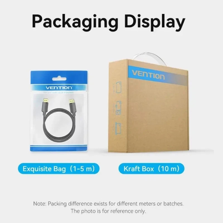 Кабел Vention DisplayPort (M) към DisplayPort (M), 1.5m, 4K@60Hz, позлатени конектори - HAKBG - 15