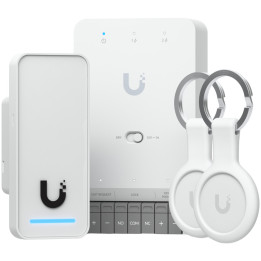 Комплект за контрол на достъп Ubiquiti UniFi Access G3 Starter Kit, Door Hub Mini, G3 Reader, 2x Pocket Keyfobs - UA-G3-SK - 1