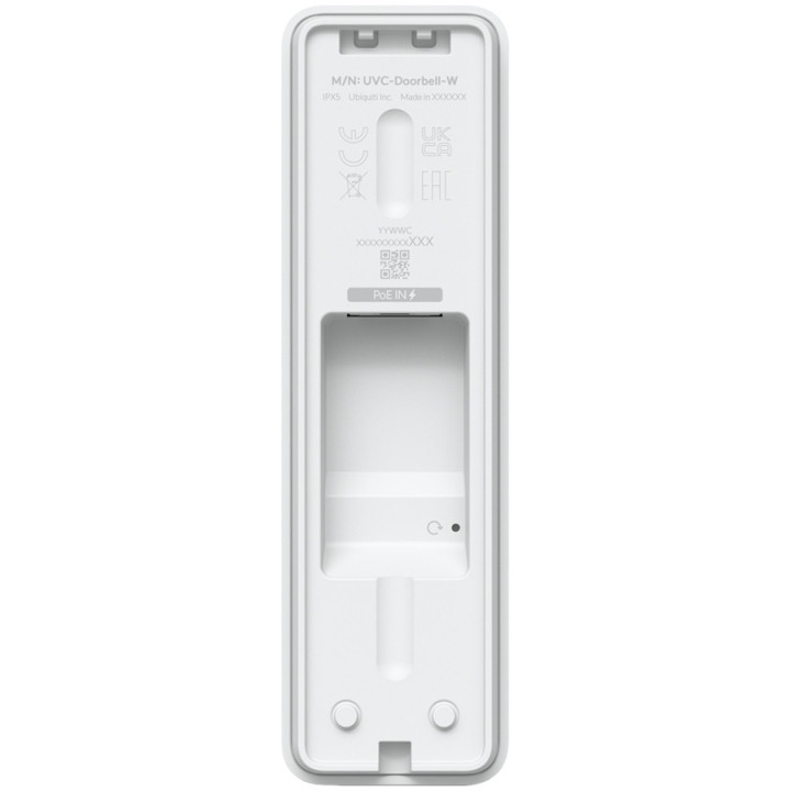 Видеозвънец Ubiquiti Doorbell Lite, 5MP, PoE, IR, IPX5 - UVC-DOORBELL-LITE-W - 2