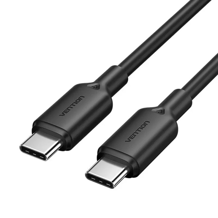Кабел Vention USB 2.0 Type-C/Type-C, 1.0m, 480Mb/s, PD 60W - TRCBF - 1