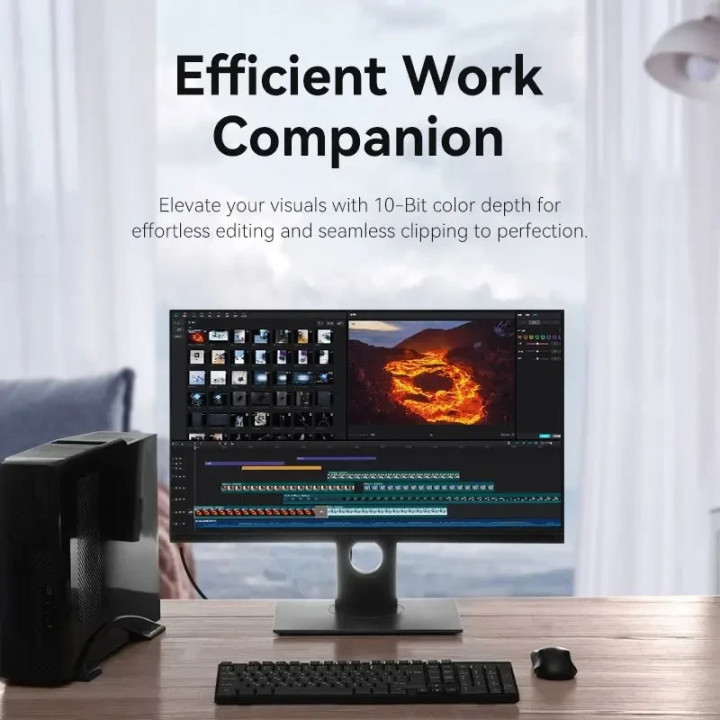Кабел Vention DisplayPort v1.2 DP M/M, 3.0m, 4K@60Hz, Черен - HAKBI - 7