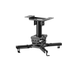 Стойка за проектор Neomounts CL25-530BL1, таванен монтаж, до 45kg, VESA, черна - 1