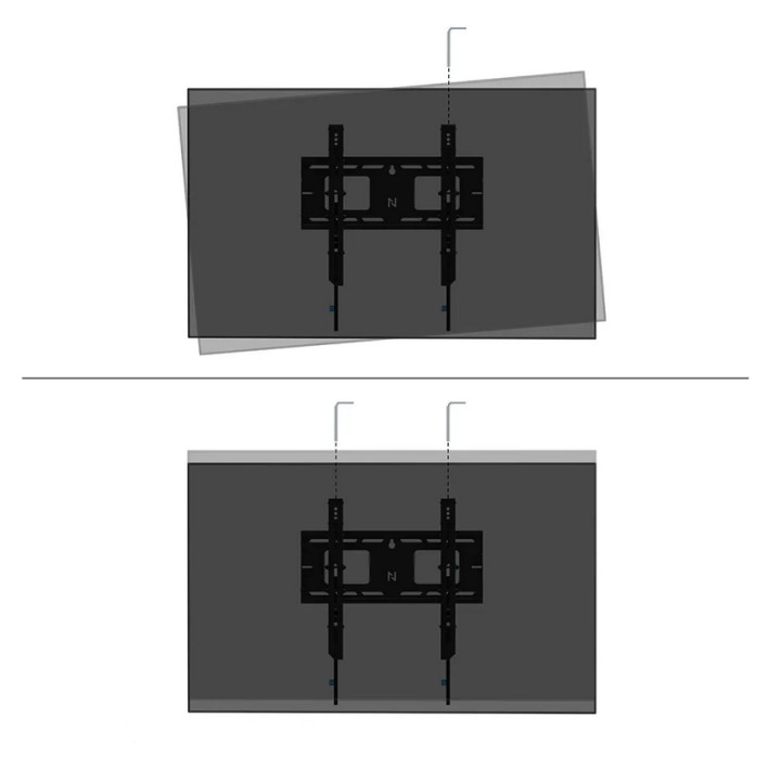 Стойка за монитор/телевизор Neomounts Level-750, 42-75", макс. 100kg, наклон, заключване - WL35-750BL14 - 11
