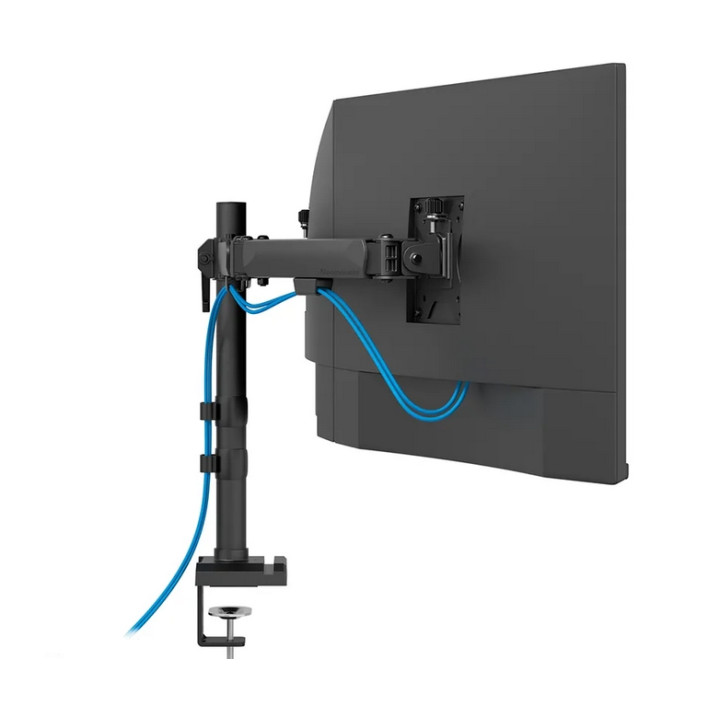 Стойка за монитори Neomounts Nero DS60-600BL3, за 3 екрана 10-27", VESA 100x100, до 6kg на екран, с щипка/отвор - 12