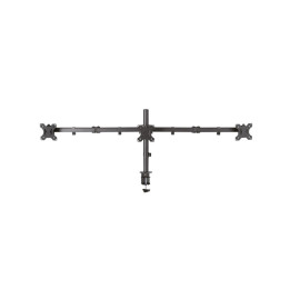 Стойка за монитор Neomounts FPMA-D550D3BLACK, за 3 монитора 10-27", VESA 75x75-100x100, до 7kg, регулируема височина/дълбочина -