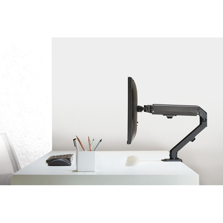 Стойка за монитор Neomounts FPMA-D650BLACK, 17"-27", VESA 75x75-100x100, газов амортисьор, черна - 2