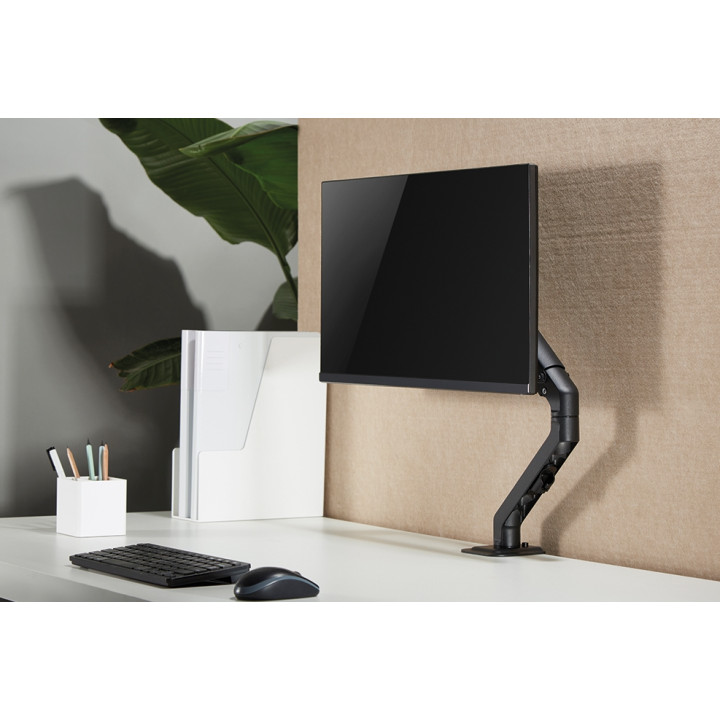 Стойка за монитор Neomounts FPMA-D650BLACK, 17"-27", VESA 75x75-100x100, газов амортисьор, черна - 3