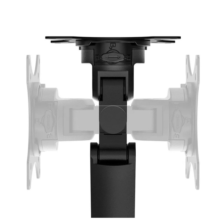 Стойка за монитор Neomounts Next Slim DS70-250BL1, 17"-35", VESA 75x75-100x100, газова пружина, черна - 8