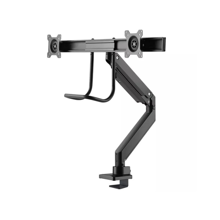 Стойка за монитори Neomounts NM-D775DXBLACK, 10-32", 2 екрана, газова пружина, VESA 75x75-100x100 - NM-D775DXBLACK - 2