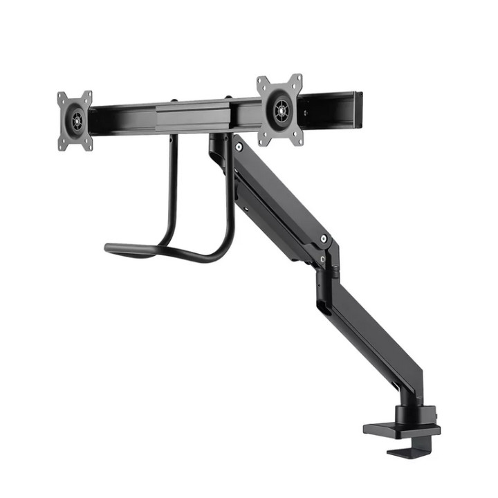 Стойка за монитори Neomounts NM-D775DXBLACK, 10-32", 2 екрана, газова пружина, VESA 75x75-100x100 - NM-D775DXBLACK - 4