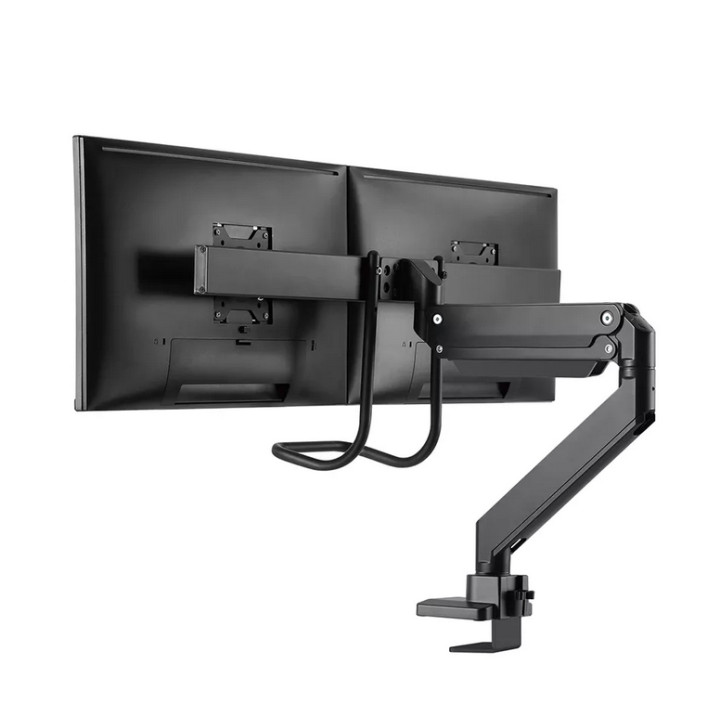 Стойка за монитори Neomounts NM-D775DXBLACK, 10-32", 2 екрана, газова пружина, VESA 75x75-100x100 - NM-D775DXBLACK - 7