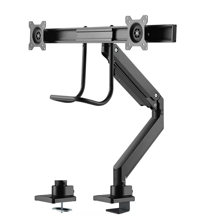 Стойка за монитори Neomounts NM-D775DXBLACK, 10-32", 2 екрана, газова пружина, VESA 75x75-100x100 - NM-D775DXBLACK - 8