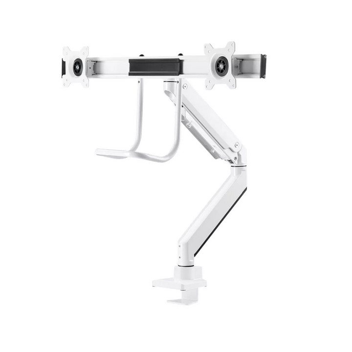 Стойка за монитор Neomounts NM-D775DXWHITE, 10-32", двойна, газов амортисьор, VESA 100x100, бяла - NM-D775DXWHITE - 4