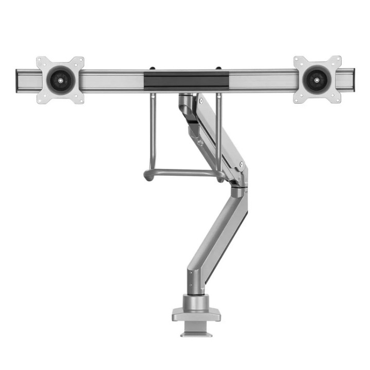 Стойка за монитори Neomounts NM-D775DXSILVER, 10-32", 2 дисплея, газов амортисьор, VESA 75x75-100x100 - 3