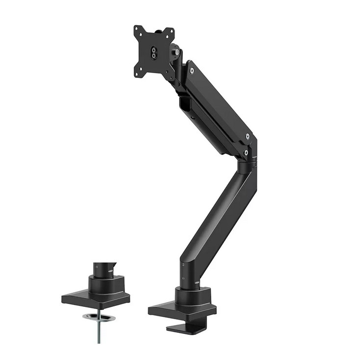 Стойка за монитор Neomounts NM-D775BLACKPLUS, 10-49", газова пружина, VESA 75x75-100x100, въртене 360°, наклон -45°/+45° - 8
