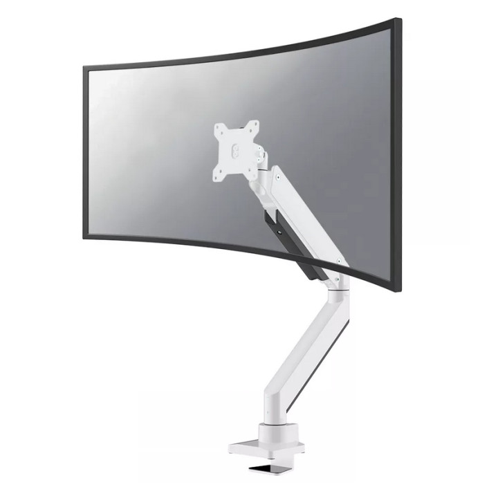 Стойка за монитор Neomounts NM-D775WHITEPLUS, 10-49", газов амортисьор, VESA 75x75-100x100, бяла - NM-D775WHITEPLUS - 1