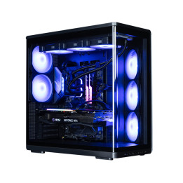 Кутия ZALMAN P60, ATX Mid-Tower, Tempered Glass, 5x120mm ARGB вентилатора - P60 BLACK - 1