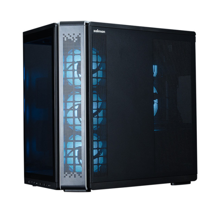 Кутия ZALMAN P60, ATX Mid-Tower, Tempered Glass, 5x120mm ARGB вентилатора - P60 BLACK - 7